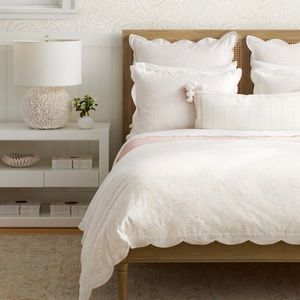 NWT Serena and Lily Priano Twin Duvet Cover and Pillow Sham in Pink